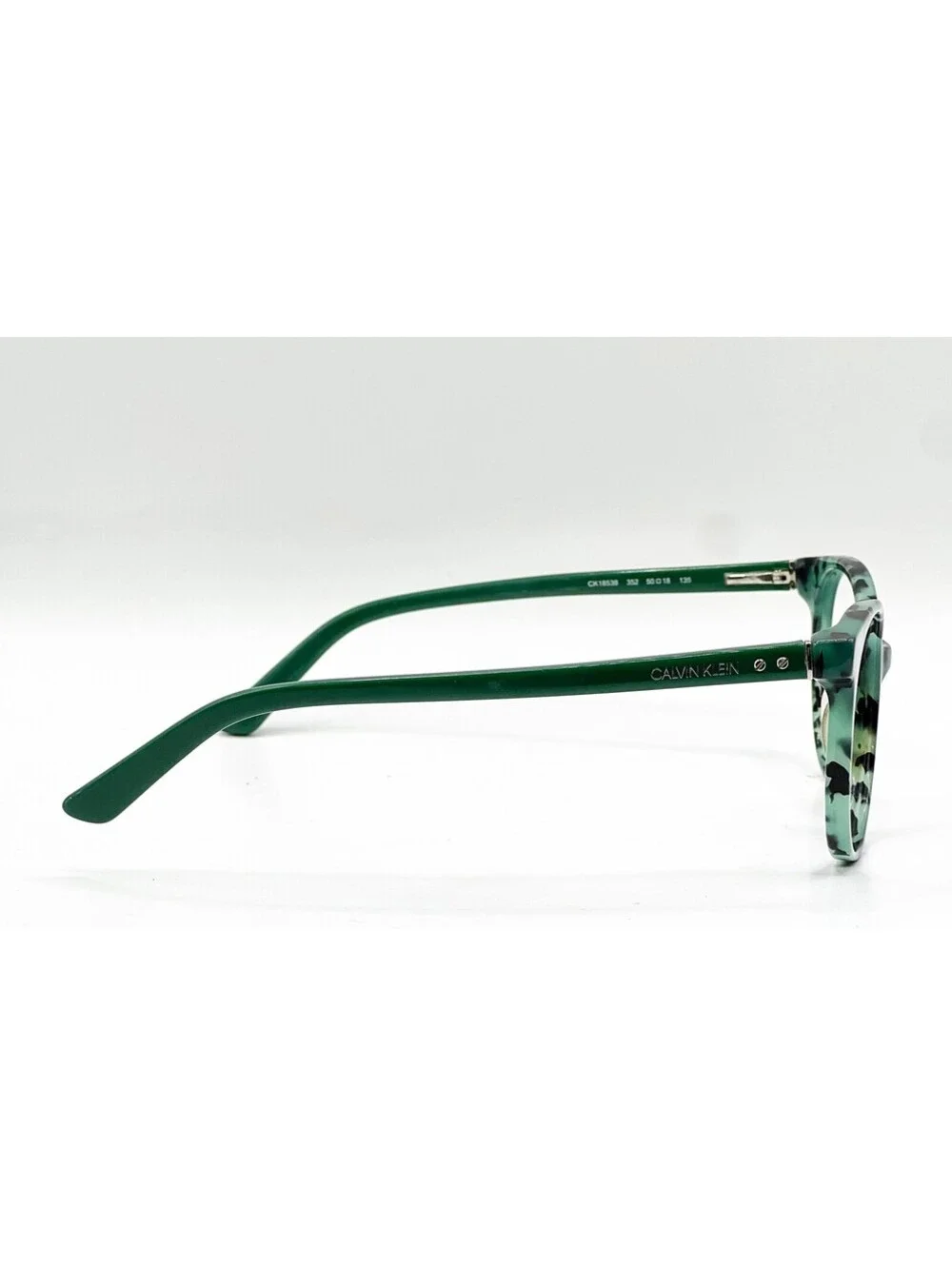 Calvin Klein Ck18538 352 Jade Tortoise Round Authentic Eyeglass Frames 50-18